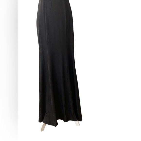 Lulus Size 2 Elegant Dress Brilliantly Bold Black Strapless Mermaid Maxi Dress - Picture 7 of 16